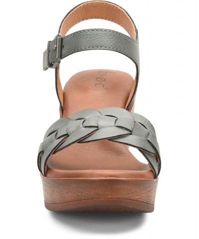 Women's Gigi Comfort Sandals Blue $38.70 Shoes