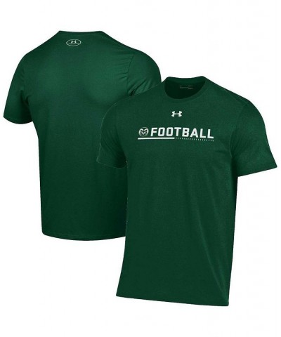 Men's Green Colorado State Rams 2022 Sideline Football Performance Cotton T-shirt $20.70 T-Shirts