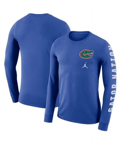 Men's Brand Royal Florida Gators Local Mantra Performance Long Sleeve T-shirt $26.54 T-Shirts