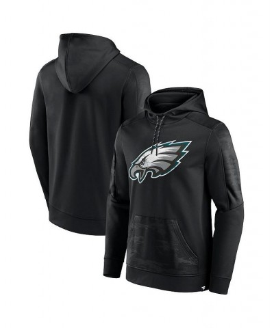 Men's Branded Black Philadelphia Eagles On The Ball Pullover Hoodie $43.99 Sweatshirt