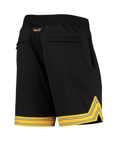 Men's Black Pittsburgh Steelers Just Don Gold Rush Shorts $168.10 Shorts