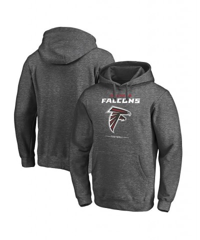 Men's Branded Heathered Charcoal Atlanta Falcons Big and Tall Team Lockup Pullover Hoodie $45.89 Sweatshirt