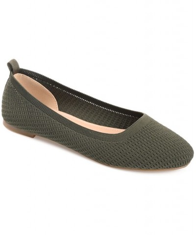 Women's Maryann Flats Green $30.80 Shoes