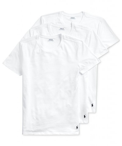 Men's Big and Tall Crewneck Undershirts - 3-Pack White Tall $33.75 Undershirt