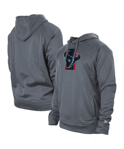 Men's Gray Houston Texans Training Camp Raglan Pullover Hoodie $34.50 Sweatshirt