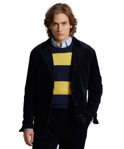 Men's Corduroy Suit Jacket Blue $41.26 Blazers