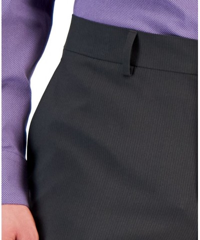 Men's Slim-Fit Flat Front Pants Gray $23.19 Pants