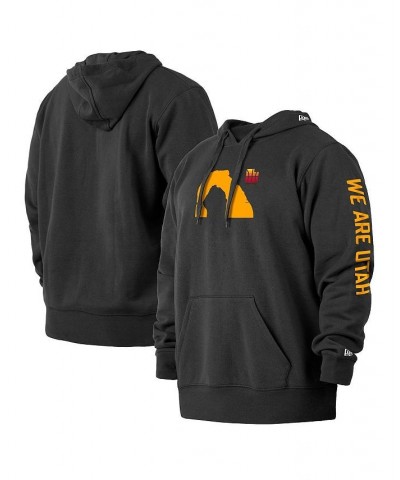 Men's Black Utah Jazz 2021/22 City Edition Big and Tall Pullover Hoodie $32.34 Sweatshirt