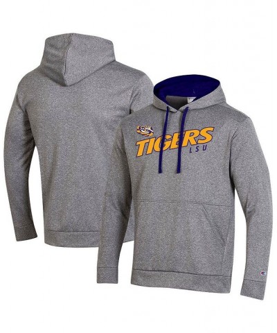 Men's Heathered Gray LSU Tigers Field Day Fleece Pullover Hoodie $36.00 Sweatshirt