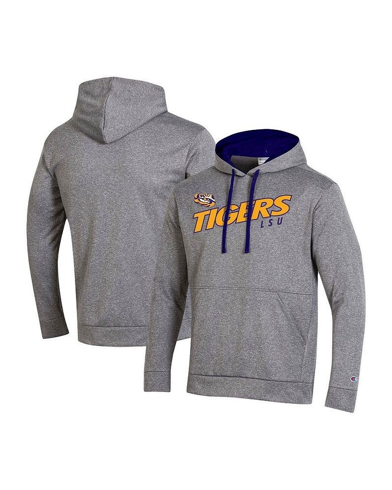 Men's Heathered Gray LSU Tigers Field Day Fleece Pullover Hoodie $36.00 Sweatshirt