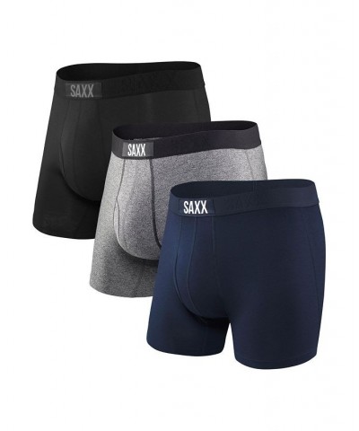 Men's Ultra Super Soft Boxer Fly Brief, Pack of 3 Multi $50.98 Underwear