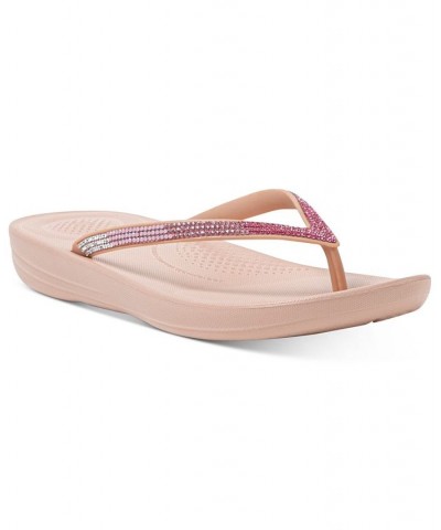 Women's Iqushion Ombre Sparkle Flip-Flops PD02 $30.25 Shoes