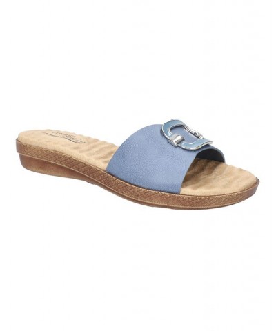 Women's Sunshine Comfort Slide Sandals PD06 $27.95 Shoes