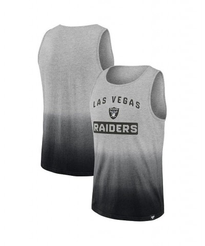 Men's Branded Heathered Gray, Black Las Vegas Raiders Our Year Tank Top $16.31 T-Shirts