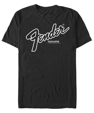 Men's Fender Oversized Short Sleeve Crew T-shirt Black $20.29 T-Shirts
