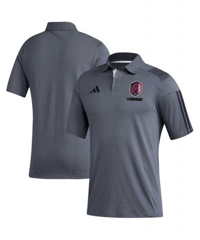 Men's Gray St. Louis City SC 2023 On-Field Training Polo Shirt $26.00 Polo Shirts