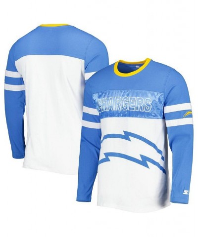 Men's Powder Blue, White Los Angeles Chargers Halftime Long Sleeve T-shirt $33.60 T-Shirts