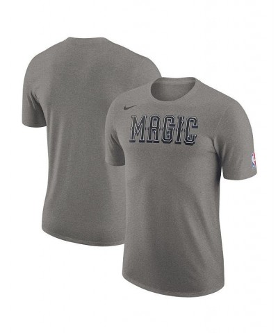 Men's Heather Charcoal Orlando Magic 2022/23 City Edition Essential Logo T-shirt $21.23 T-Shirts