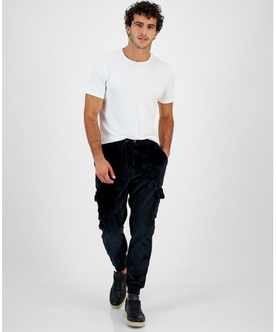 I.N.C. International Concepts Men's Regular-Fit Ribbed Velour Cargo Joggers PD01 $15.52 Pants
