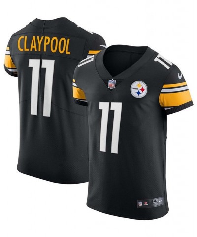 Men's Chase Claypool Black Pittsburgh Steelers Vapor Elite Player Jersey $110.40 Jersey