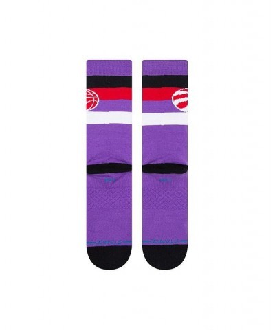 Men's Toronto Raptors Stripe Crew Socks $11.87 Socks