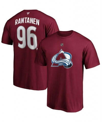 Men's Mikko Rantanen Burgundy Colorado Avalanche Team Authentic Stack Name and Number T-shirt $16.66 T-Shirts