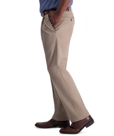 Men's Iron Free Premium Khaki Classic-Fit Pleated Pant Med Khaki $26.95 Pants