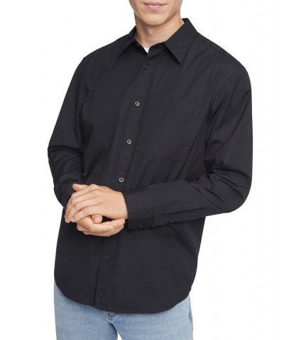 Men's Solid Patch Pocket Button Down Easy Shirt PD01 $27.49 Shirts