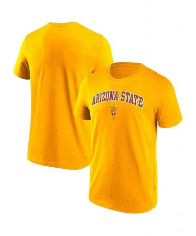 Men's Branded Gold Arizona State Sun Devils Campus 2.0 T-shirt $11.50 T-Shirts