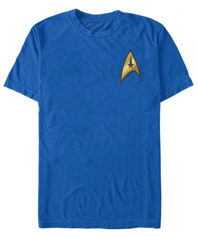 Star Trek Men's Original Series Command Badge Costume Short Sleeve T-Shirt Blue $15.75 T-Shirts