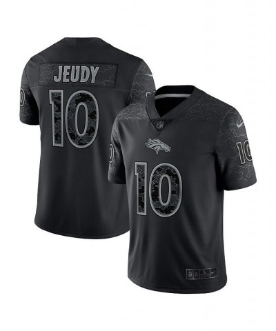 Men's Jerry Jeudy Black Denver Broncos RFLCTV Limited Jersey $78.00 Jersey