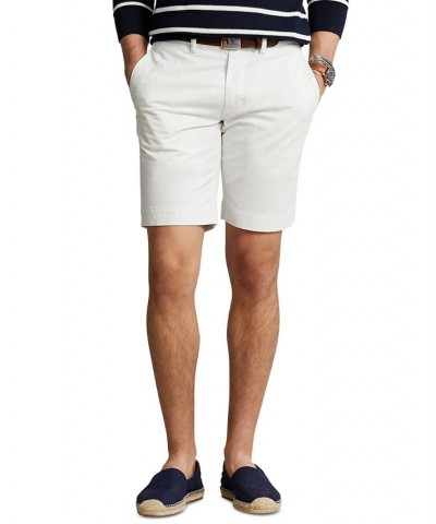 Men's 9-1/2-Inch Stretch Slim Fit Shorts White $40.80 Shorts