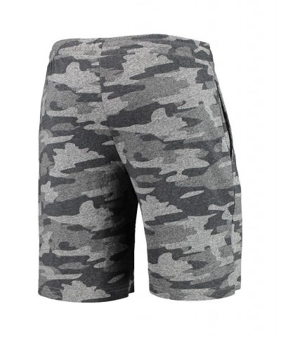 Men's Charcoal and Gray Army Black Knights Camo Backup Terry Jam Lounge Shorts $20.00 Shorts