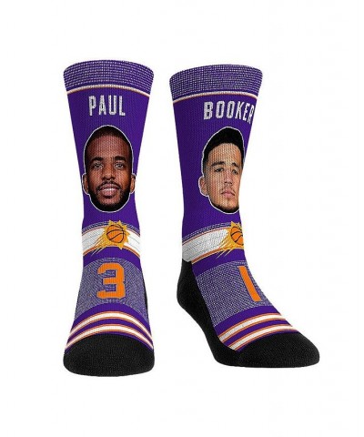 Men's and Women's Socks Chris Paul and Devin Booker Phoenix Suns Teammates Player Crew Socks $10.75 Socks