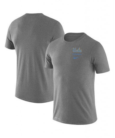 Men's Heathered Gray UCLA Bruins Logo Stack Legend Performance T-shirt $25.00 T-Shirts