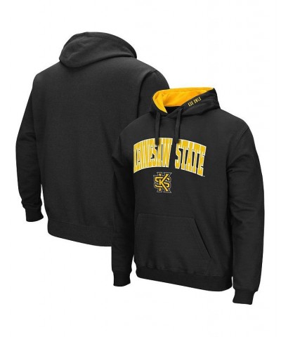 Men's Black Kennesaw State Owls Arch and Logo Pullover Hoodie $21.50 Sweatshirt