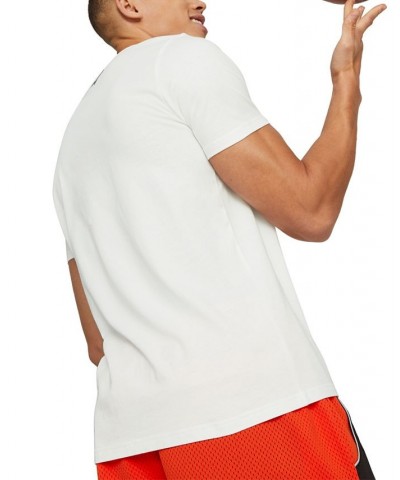 Men's Hoops Graphic Short-Sleeve T-Shirt White $15.53 T-Shirts