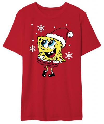 Jolly Sponge Men's Graphic T-Shirt Red $17.84 T-Shirts