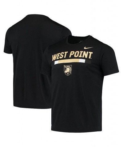 Men's Black Army Black Knights Team DNA Legend Performance T-shirt $21.00 T-Shirts