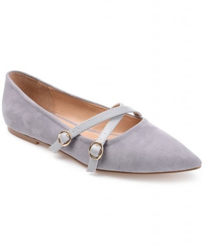 Women's Patricia Flats Gray $31.50 Shoes