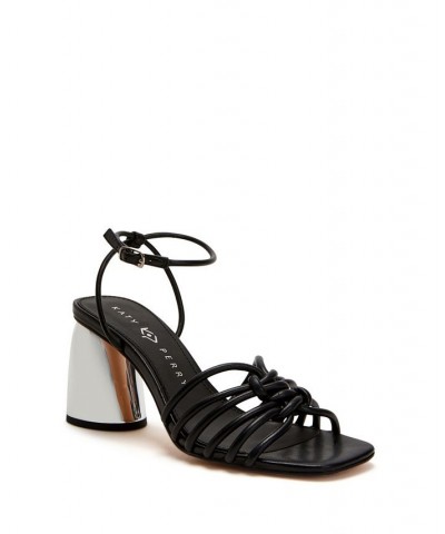 Women's The Timmer Knotted Buckle Sandals Black $57.12 Shoes