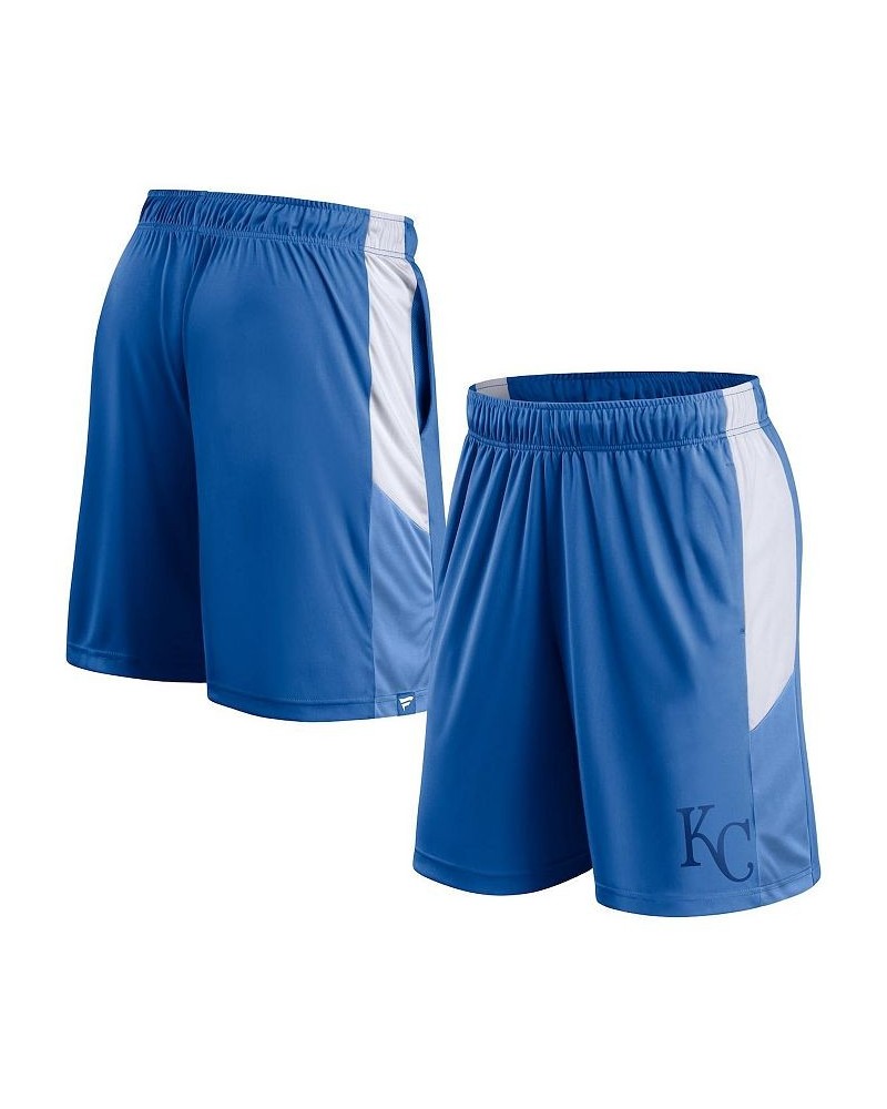 Men's Branded Royal Kansas City Royals Champion Rush Color Block Shorts $23.84 Shorts
