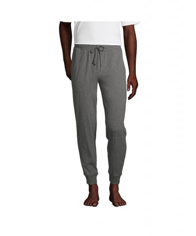 Men's Knit Jersey Sleep Jogger Gray $26.98 Pajama
